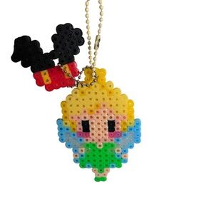 Pixel Art Fairy Keychain